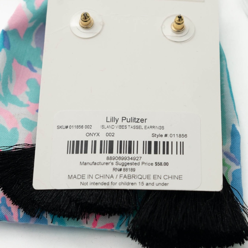 Lilly Pulitzer – Island Vibes Tassel Earrings - Picture 2 of 5